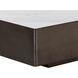 Lenay 66 X 33.75 inch White / Dark Bronze Coffee Table